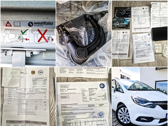 Opel Zafira cena 53900 przebieg: 199999, rok produkcji 2017 z Gniezno małe 301